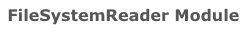 FileSystemReader Module